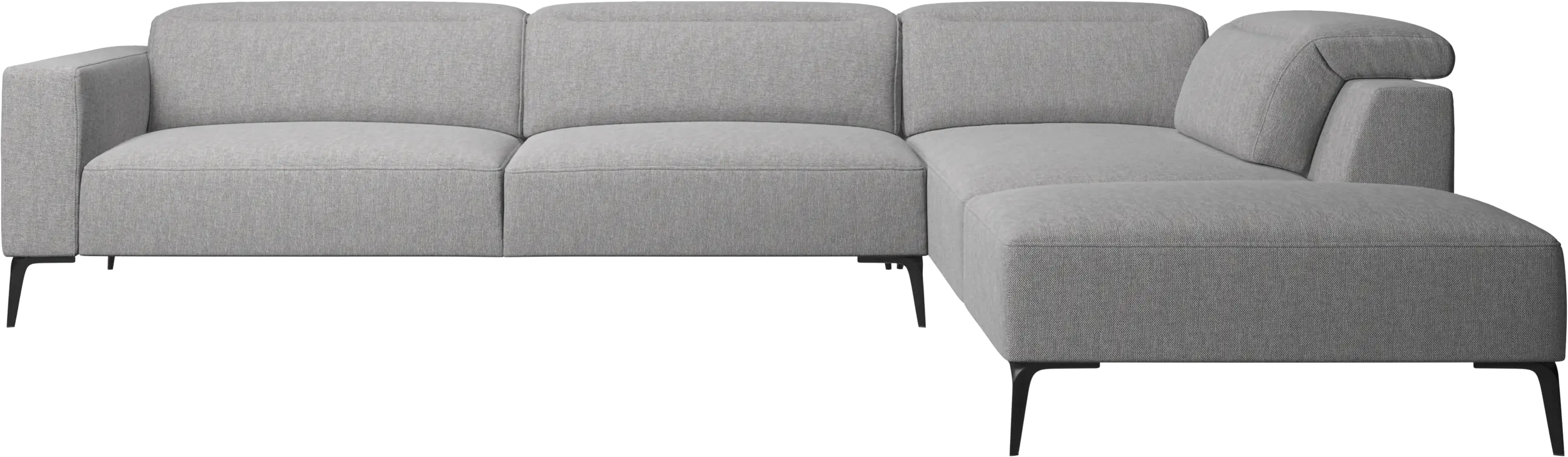 Zürich corner sofa with lounging unit